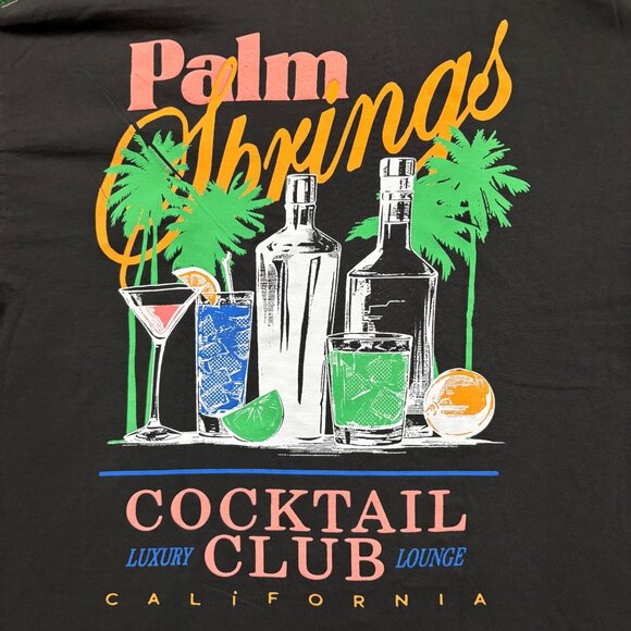 Strange Daze Palm Springs Cocktail Club Luxury Lounge T-Shirt Size Extra Large - Picture 2 of 5